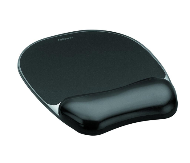 Fellowes Podkładka pod mysz i nadgarstek żelowa CRYSTAL czarna - 1337122 - zdjęcie 2